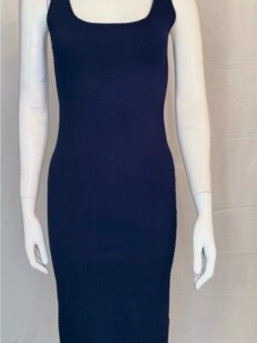 House of Harlow 1960 Navy Scoop Neck Midi Dress